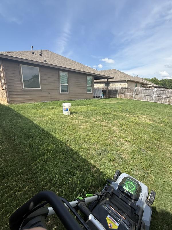First time using an electric mower